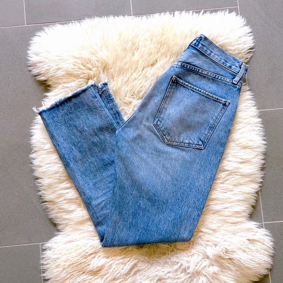 AGOLDE Riley High Rise Straight Crop Jeans - Picture 4 of 7